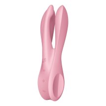 Satisfyer Threesome 1 wielofunkcyjny model z 3 silnikami, elastyczne ramiona, fioletowy