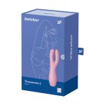 Satisfyer Threesome 3 – wibrujący model z trzema elastycznymi ramionami, 12 trybów, fioletowy