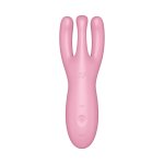 Satisfyer Threesome 4 – model z 3 silnikami, elastyczne ramiona, sterowanie aplikacją, silikonowy