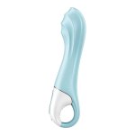 Satisfyer Air Pump Vibrator 5 Connect App – silikonowy model powiększany, Bluetooth, fioletowy