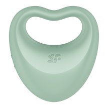 Satisfyer Perfect 3 – kompaktowy hybrydowy model na palec, silikon medyczny, czarny