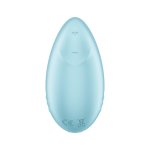 Satisfyer Tropical Tip Connect – stymulator z aplikacją, elastyczna końcówka, silikon, żółty