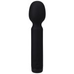 Doc Johnson Wand – czarny masażer silikonowy, 10 trybów, ładowanie USB