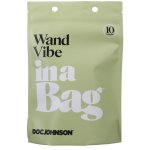 Doc Johnson Wand – czarny masażer silikonowy, 10 trybów, ładowanie USB