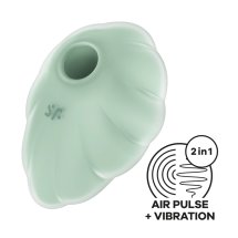 Satisfyer Cloud – wibrujący model silikonowy Air Pulse, wielowarstwowy, biały