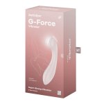 Satisfyer G-Force – zakrzywiony model silikonowy, 10 wzorów, 5 intensywności, 50 trybów