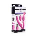 XR Brands Evoke Strapless z pilotem – silikonowy model z pompką i podwojnymi silnikami