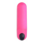 XR Brands Bang Bullet Mini z pilotem bezprzewodowym, silikonowy, fioletowy