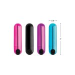 XR Brands 10-Speed Metalowy Wibrujący Pocisk – kompaktowy, wodoodporny, USB