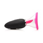 XR Brands 10-trybowy stymulator ssący i pulsacyjny z funkcją lizania, 2 kubki