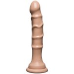 Doc Johnson Classic Dong prążkowany 13 cm z mocną przyssawką, anatomiczny cielisty