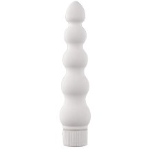 Doc Johnson White Nights Ribbed 18cm zakrzywiony model wielobiegowy, żebrowana powierzchnia