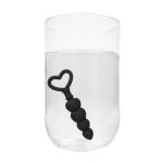 Ouch! by Shots – Silikonowy łańcuszek koralików, czarny, 18 cm, anatomiczny uchwyt