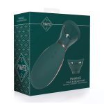 Pumped by Shots Akumulatorowa pompka intymna zielona – regulacja siły, ergonomiczna