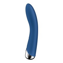 Satisfyer Vibe 1 – silikonowy model zakrzywiony z obrotową główką, wielopoziomowe wibracje