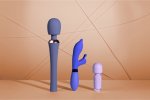 Loveline Blue Nova – zaawansowany masażer z ruchomą rączką, niebieski, ergonomiczny