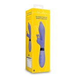 Loveline Pratanopia silikonowy masażer dwupunktowy, ergonomiczny, fioletowy, system wibracji USB