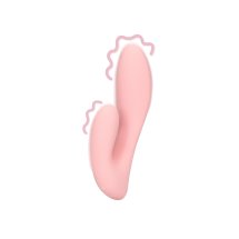 Loveline Ultra Soft silikonowy kroliczek Cherry Chiffon, punkt G, ładowanie USB, wodoodporny