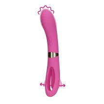 Loveline Exuberant Pink dwustronny model do stymulacji punktu G, silikon medyczny, USB