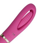 Loveline Exuberant Pink dwustronny model do stymulacji punktu G, silikon medyczny, USB