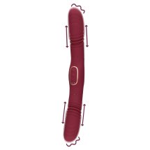Loveline Merlot Grape dwustronny model silikonowy, wielopoziomowe wibracje, wodoodporny