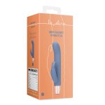 Loveline Mini Rabbit Blue Horizon kompaktowy model z żebrowaną powierzchnią, niebieski