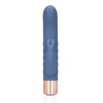 Loveline Mini Rabbit Blue Horizon kompaktowy model z żebrowaną powierzchnią, niebieski