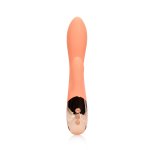 Loveline Ultra Soft Ceramic Peach wibrująca maszyna intymna kroliczek, miękki silikon