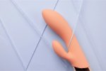 Loveline Ultra Soft Ceramic Peach wibrująca maszyna intymna kroliczek, miękki silikon