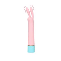 Loveline Mini kroliczek USB Arctic Blue kompaktowy wibrator, ergonomiczny, niebieski