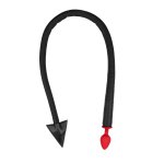 Ouch! by Shots silikonowa wtyczka anatomiczna z ogonem Devil's Tail, czerwona, 47 cm
