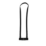 Shots Ouch! Padded Ankle Sling z regulacją, miękkim wykończeniem i D-ringami, czarny