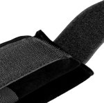 Shots Ouch! Padded Ankle Sling z regulacją, miękkim wykończeniem i D-ringami, czarny