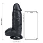 RealRock model z przyssawką i anatomiczną podstawą, 20,3 cm, cielisty, TPE