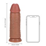 RealRock Model 23 cm – anatomiczna forma, elastyczny system mocowania, teksturowana powierzchnia
