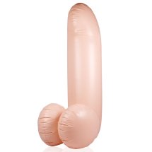 Shots S-Line Balon Imprezowy Nadmuchiwany 140 cm – beżowy, wodoodporny, dekoracyjny