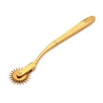 XR Brands Koło Wartenberg Sensoryczne, złote, bez niklu, 18 cm, stal nierdzewna