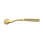 XR Brands Koło Wartenberg Sensoryczne, złote, bez niklu, 18 cm, stal nierdzewna