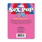 Little Genie Pop Up Dice – gra towarzyska dla par, 2 kostki, kompaktowy zestaw