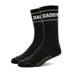 Prowler RED Daddy skarpety czarne z białym logo i napisem, uniwersalny rozmiar