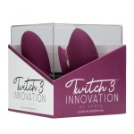 Shots Innovation Twitch 3 – urządzenie ssąco-wibrujące USB, 3 silniki, burgund