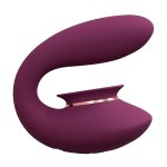 Shots Innovation Twitch 3 – urządzenie ssąco-wibrujące USB, 3 silniki, burgund