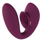 Shots Innovation Twitch 3 – urządzenie ssąco-wibrujące USB, 3 silniki, burgund