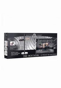 Ekstremalna maszyna do seksu z regulacją 3D - The Dicktator Extreme Sex Machine - czarna AF584