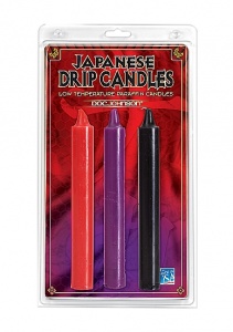 Zestaw Japońskich Świeczek x3 - Japanese Drip Candles Set - 2101-01-CD